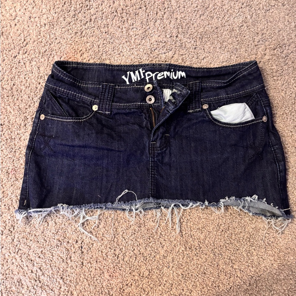 Vintage YMI Blue Mini Skirt